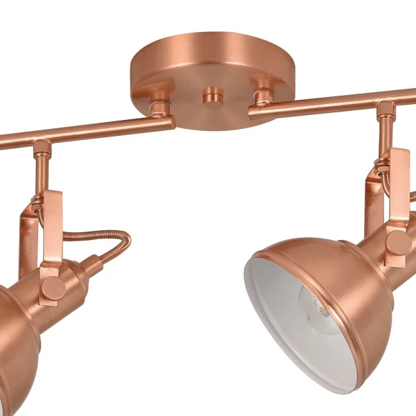 REGLETA DECORATIVA 4 LUCES MURRAY COBRE REGLETA DECORATIVA 4 LUCES MURRAY COBRE