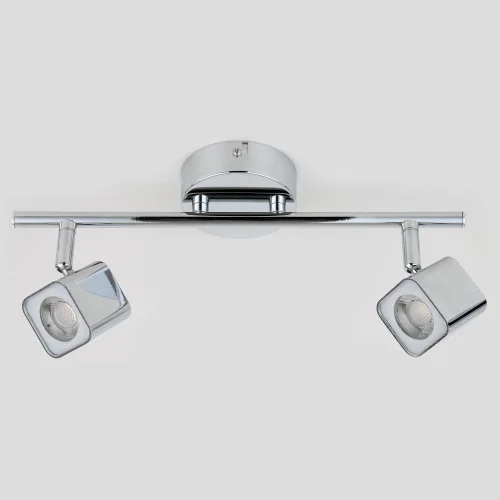 REGLETA 2 LUCES LED DICE 2x4W 4000K CROMO REGLETA 2 LUCES LED DICE 2x4W 4000K CROMO