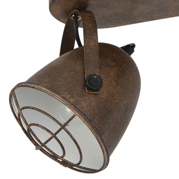 REGLETA DECORATIVA 2 LUCES STUTTGART MARRÓN ÓXIDO REGLETA DECORATIVA 2 LUCES STUTTGART MARRÓN ÓXIDO