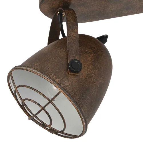 REGLETA DECORATIVA 2 LUCES STUTTGART MARRÓN ÓXIDO REGLETA DECORATIVA 2 LUCES STUTTGART MARRÓN ÓXIDO