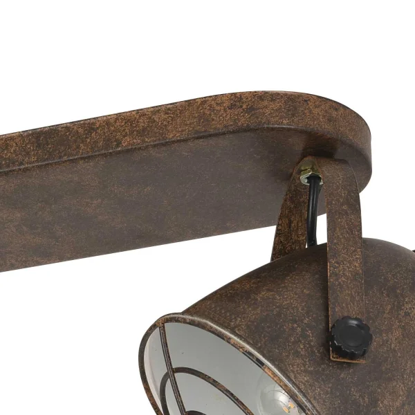 REGLETA DECORATIVA 2 LUCES STUTTGART MARRÓN ÓXIDO REGLETA DECORATIVA 2 LUCES STUTTGART MARRÓN ÓXIDO