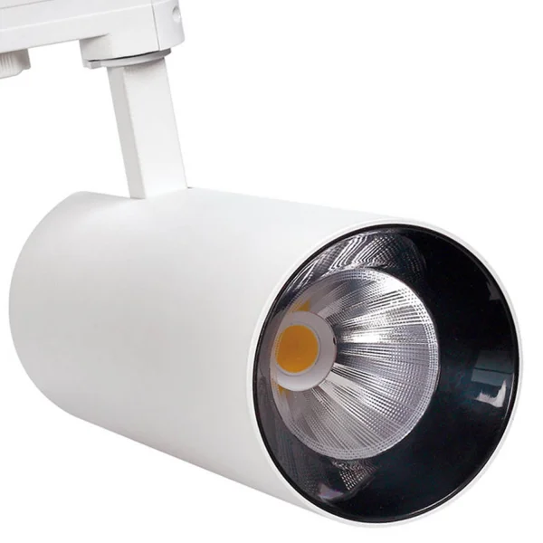 FOCO CARRIL TRIFÁSICO LED COB 30W 4000K BLANCO