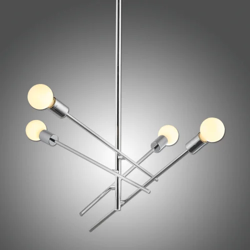LÁMPARA DE TECHO RIGEL 4 LUCES CROMO LÁMPARA DE TECHO RIGEL 4 LUCES CROMO