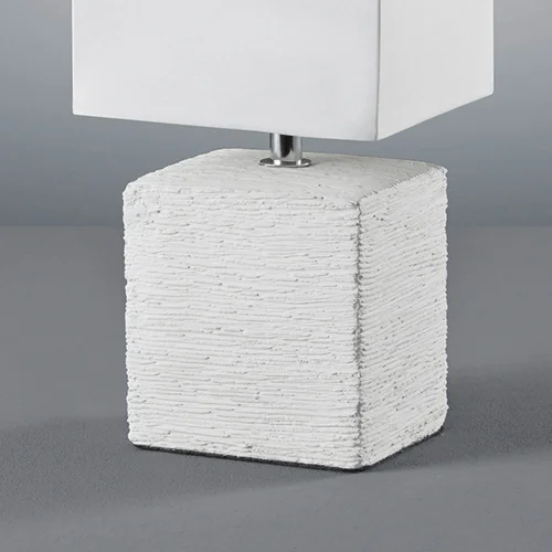 LÁMPARA DE MESA HOWARD CERÁMICA BLANCO ENVEJECIDO