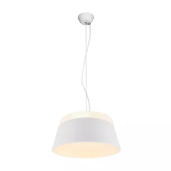 LÁMPARA DE TECHO DUQUESA METAL BLANCO 45CM 2