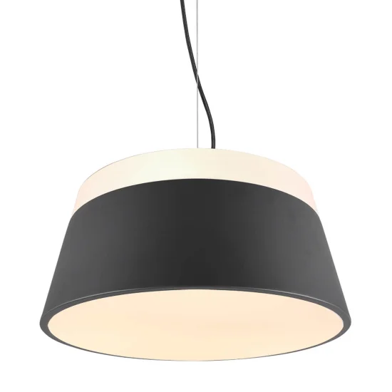 LÁMPARA DE TECHO DUQUESA METAL NEGRO 45CM 2