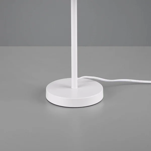 LÁMPARA DE MESA DUQUESA METAL BLANCO LÁMPARA DE MESA DUQUESA METAL BLANCO