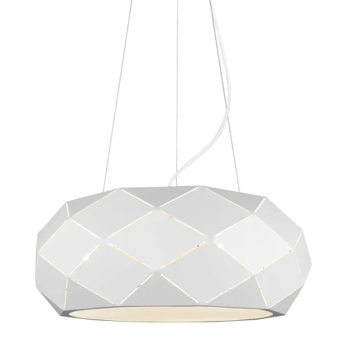 LÁMPARA DE TECHO 3 LUCES NICASIA METAL BLANCO