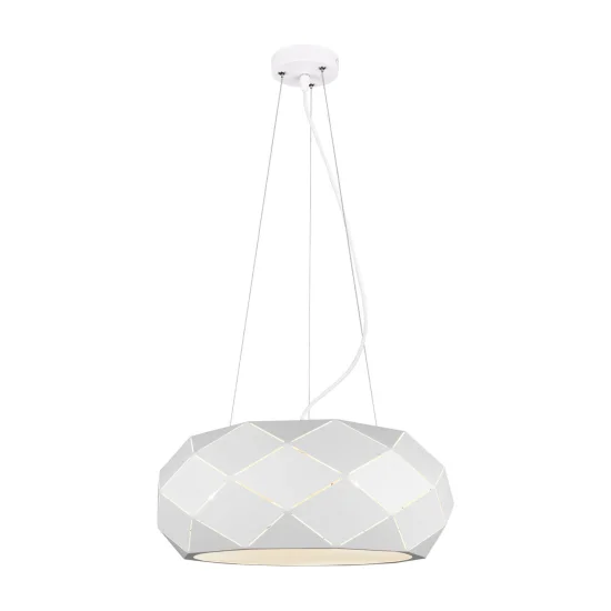 LÁMPARA DE TECHO 3 LUCES NICASIA METAL BLANCO 2