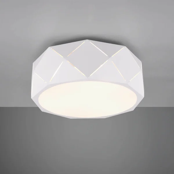 PLAFÓN DE TECHO NICASIA METAL BLANCO