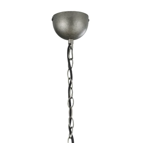 LÁMPARA DE TECHO JANO METAL NÍQUEL ANTIGUO