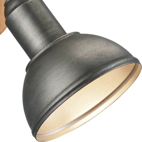 APLIQUE DE PARED JANO METAL NÍQUEL ANTIGUO