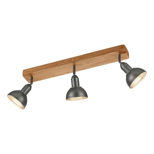 FOCO 3 LUCES JANO METAL NÍQUEL ANTIGUO