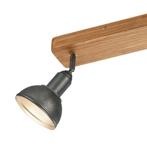 FOCO 3 LUCES JANO METAL NÍQUEL ANTIGUO