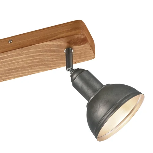 FOCO 3 LUCES JANO METAL NÍQUEL ANTIGUO