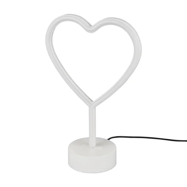 LÁMPARA DE MESA DECORATIVA CORAZÓN SMD LED 1W LÁMPARA DE MESA DECORATIVA CORAZÓN SMD LED 1W