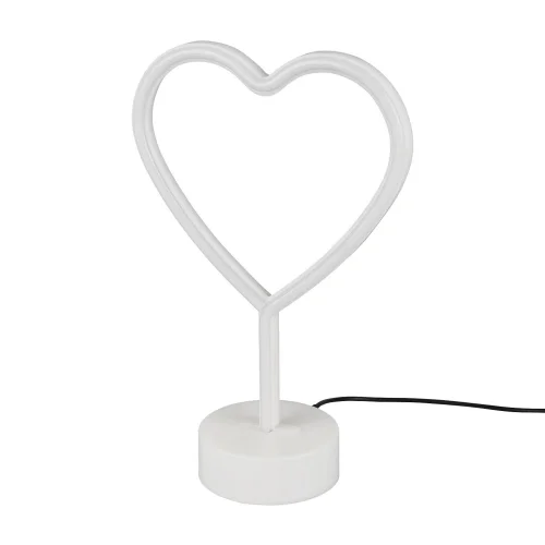 LÁMPARA DE MESA DECORATIVA CORAZÓN SMD LED 1W LÁMPARA DE MESA DECORATIVA CORAZÓN SMD LED 1W