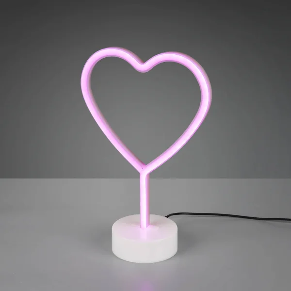 LÁMPARA DE MESA DECORATIVA CORAZÓN SMD LED 1W LÁMPARA DE MESA DECORATIVA CORAZÓN SMD LED 1W