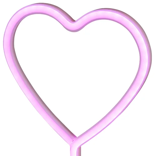 LÁMPARA DE MESA DECORATIVA CORAZÓN SMD LED 1W LÁMPARA DE MESA DECORATIVA CORAZÓN SMD LED 1W