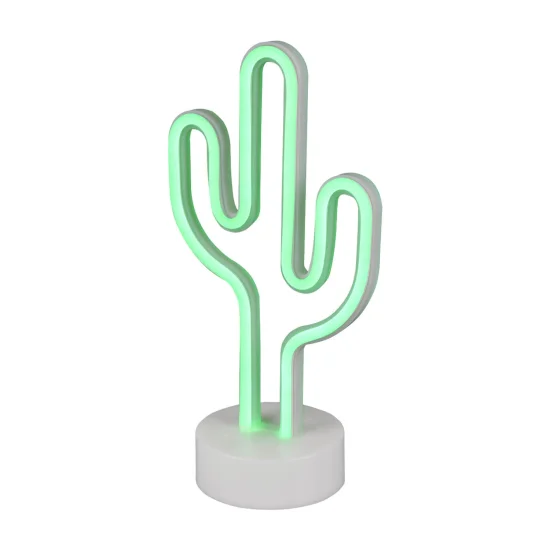 LÁMPARA DE MESA DECORATIVA CACTUS SMD LED 1W