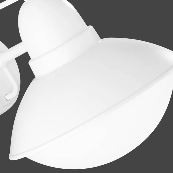 APLIQUE EXTERIOR PÓLUX ALUMINIO BLANCO