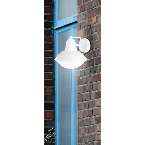 APLIQUE EXTERIOR PÓLUX ALUMINIO BLANCO