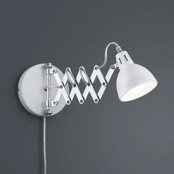 APLIQUE DE PARED EDWARD METAL BLANCO