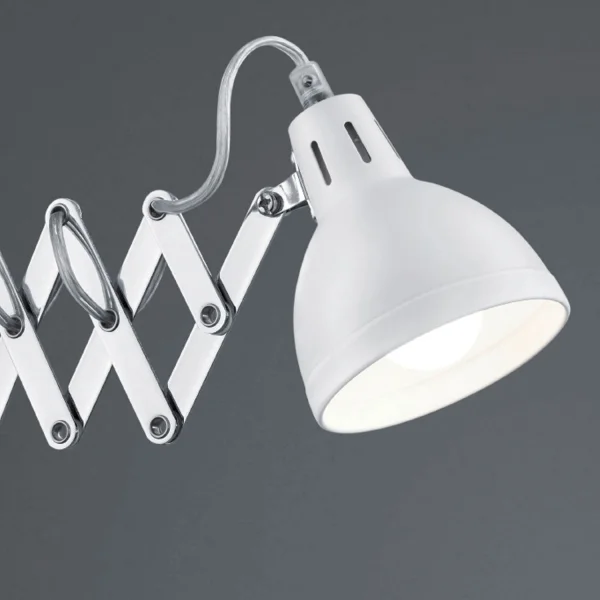 APLIQUE DE PARED EDWARD METAL BLANCO