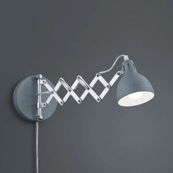 APLIQUE DE PARED EDWARD METAL CONCRETO