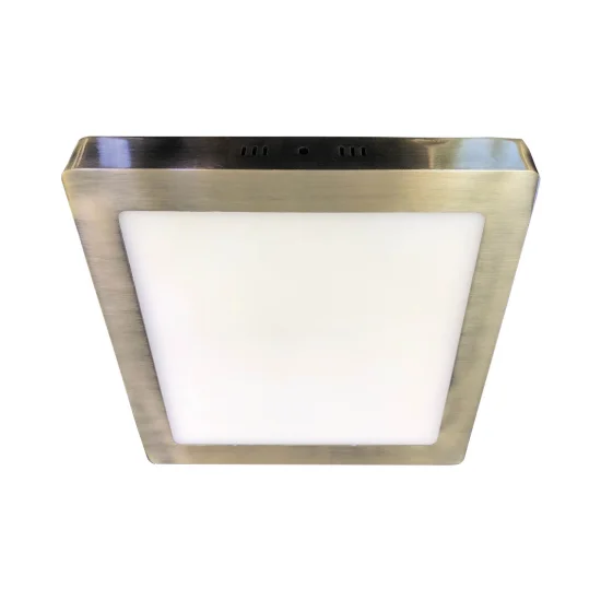 DOWNLIGHT SUPERFICIE CUADRADO LED 12W 4000K CUERO