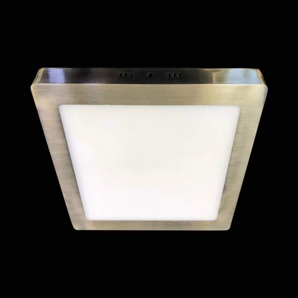 DOWNLIGHT SUPERFICIE CUADRADO LED 12W 4000K CUERO