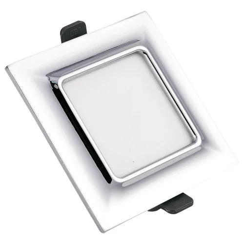 MINIDOWNLIGHT LED CUADRADO 5W CROMO