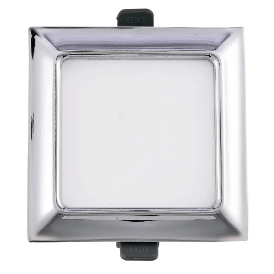 DOWNLIGHT LED CUADRADO 9W CROMO