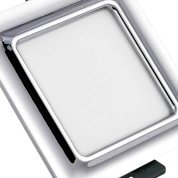DOWNLIGHT LED CUADRADO 9W CROMO