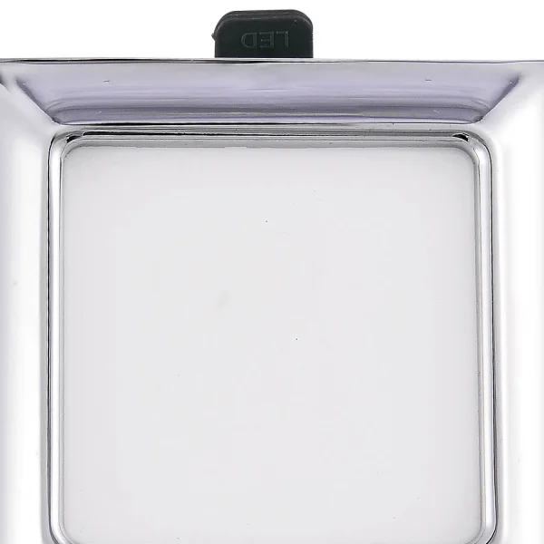 DOWNLIGHT LED CUADRADO 9W CROMO