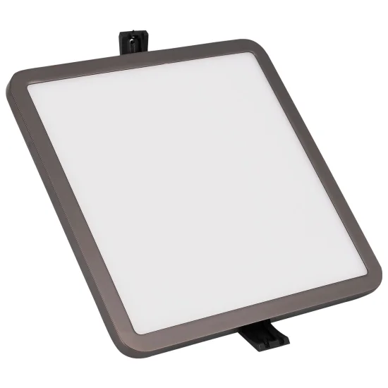 MINIDOWNLIGHT LED CUADRADO 18W GRAFITO 2