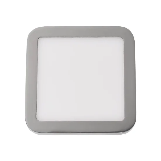 MINIDOWNLIGHT LED CUADRADO 6W CROMO
