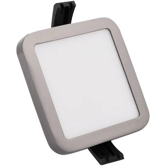 MINIDOWNLIGHT LED CUADRADO 6W CROMO 2