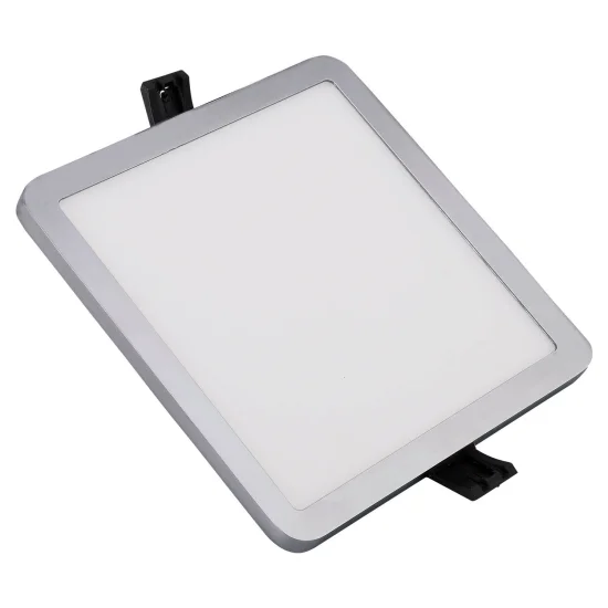 MINIDOWNLIGHT LED CUADRADO 9W CROMO 2