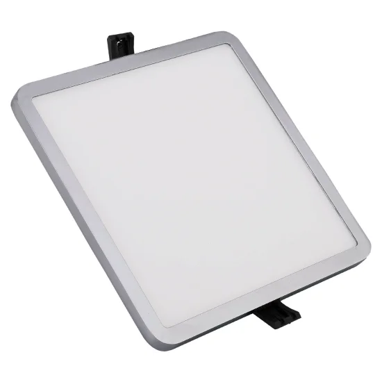 MINIDOWNLIGHT LED CUADRADO 18W CROMO 2