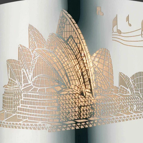 APLIQUE DE PARED OPERA ACERO CROMADO