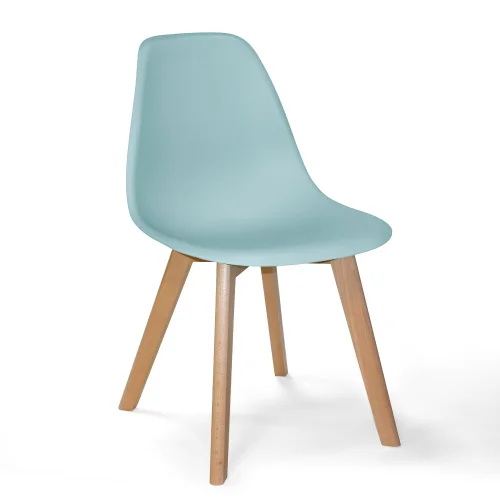 SILLA TOWER SCARLETT AGUAMARINA MADERA