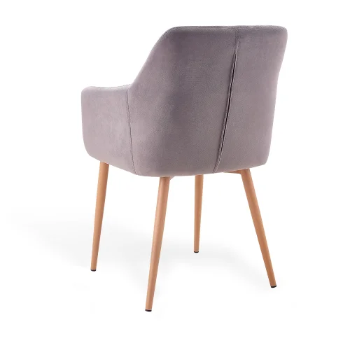 SILLÓN AINSLEY TERCIOPELO GRIS SILLÓN AINSLEY TERCIOPELO GRIS