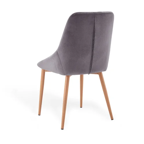 SILLA ADNEY TERCIOPELO GRIS SILLA ADNEY TERCIOPELO GRIS