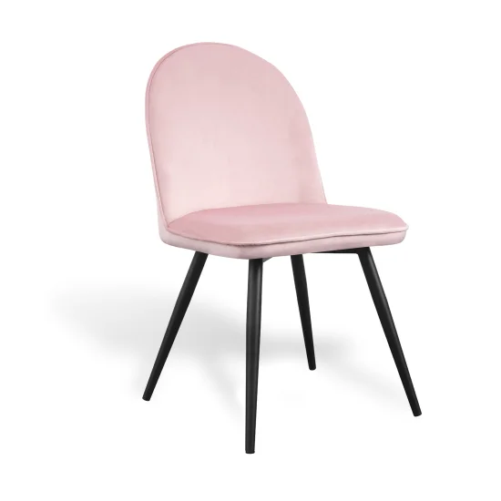 SILLA HADLEY TERCIOPELO ROSA