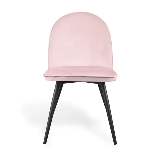 SILLA HADLEY TERCIOPELO ROSA 2
