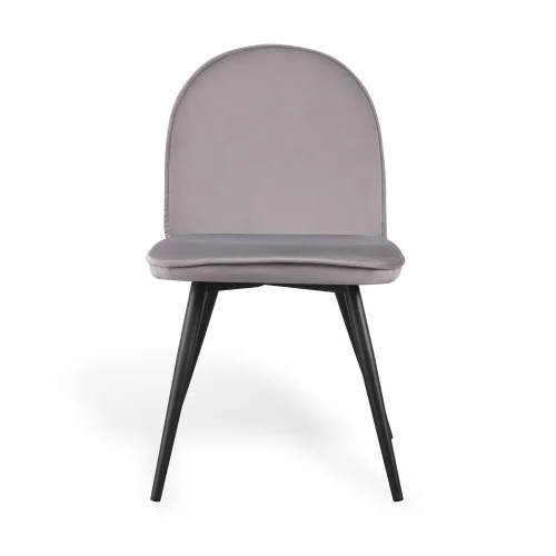 SILLA HADLEY TERCIOPELO GRIS