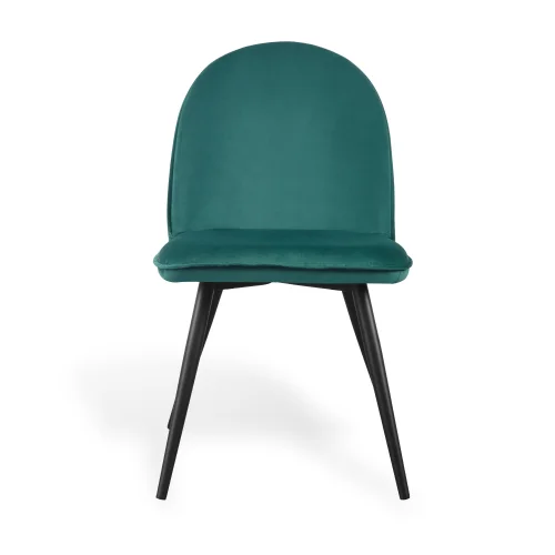 SILLA HADLEY TERCIOPELO VERDE OSCURO
