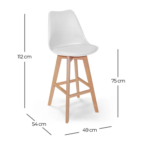 TABURETE TOWER KARLSKRONA GRIS