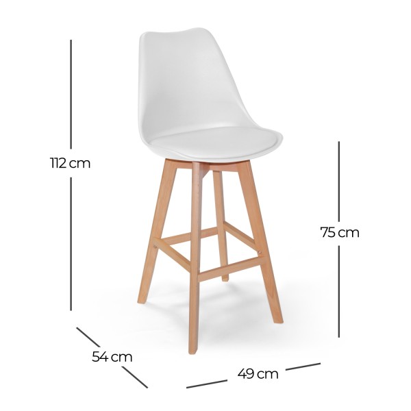 TABURETE TOWER KARLSKRONA ROSA